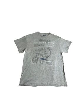 Corellian Millennium Falcon Graphic Tee - Grey